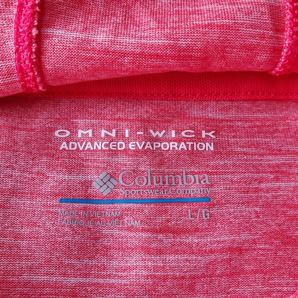 Columbia Pink Heathered Top - Picture 3 of 3